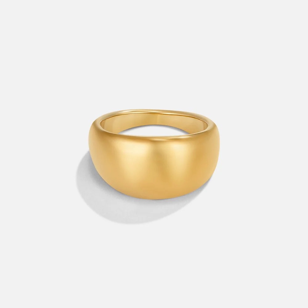 Chic Gold Dome RingGold